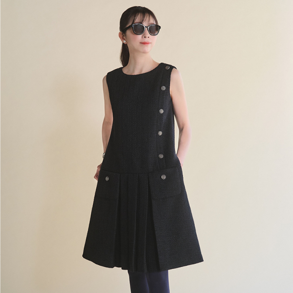 Washable Tweed Dress “Parisienne”