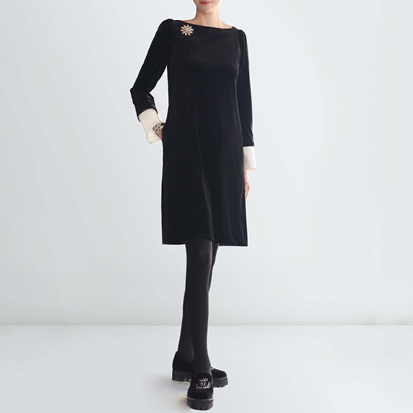 Daisy Velour "Little Black Dress"