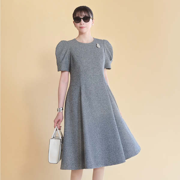 Classic Tweed "Lady Flare Dress”
