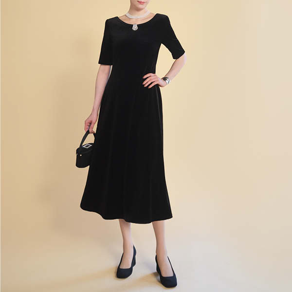 Daisy Velour Dress “ Day & Night”