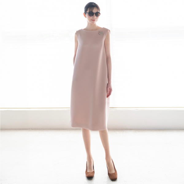 ジャージードレス "Audrey Cocoon"
