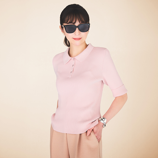 Staff Recommend-涼やかに映える、洗練ニットポロシャツ“Stylish Ivy”