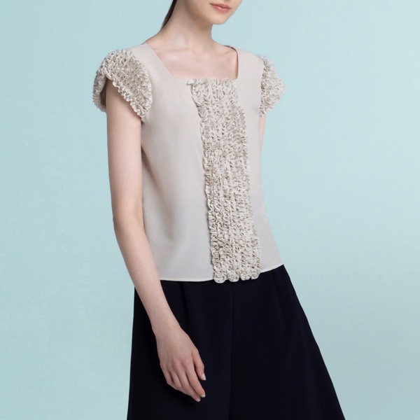 Millefeuille Frill Top