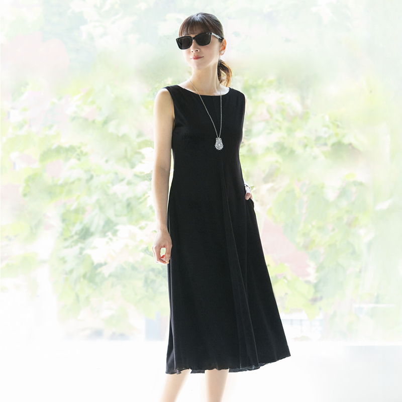 Effortless Grace Velour Dress