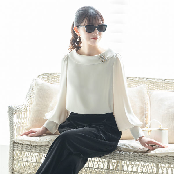 Audrey Collar Blouse