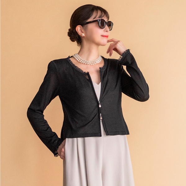 Super Light Cardigan “Tulle Symphony”