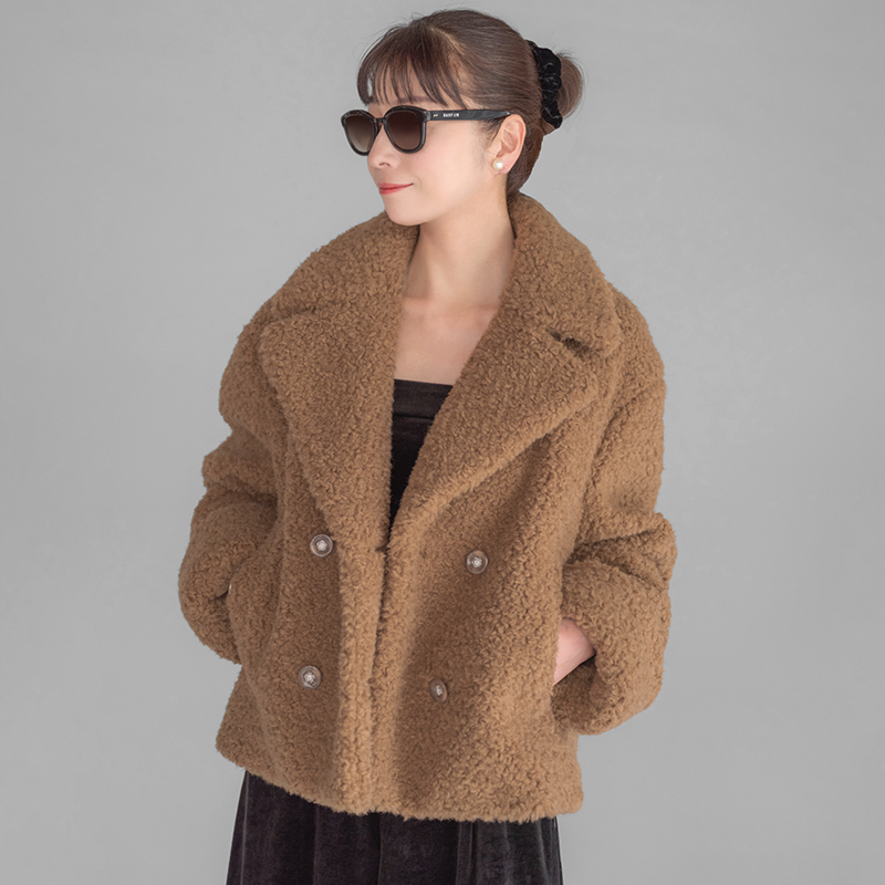 Coat “Elegant Teddy Short”