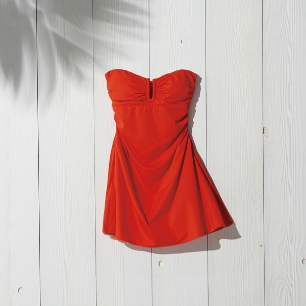 SWIM DRESS "Beach Lady" (Orange)