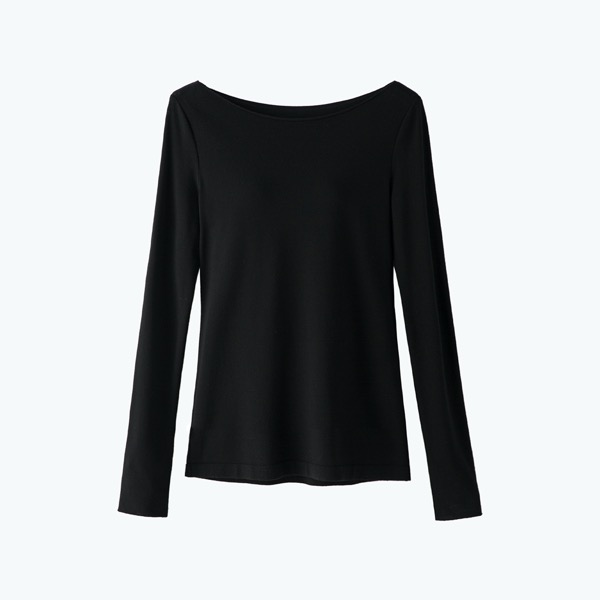 【Sample】Knit Top "Prima Sode Coorde"(Black Black)