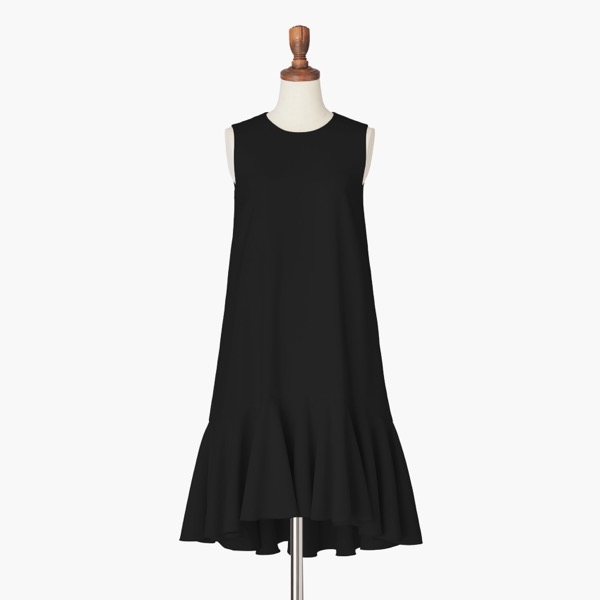 Dress "Perfect Frill” (Black Black)