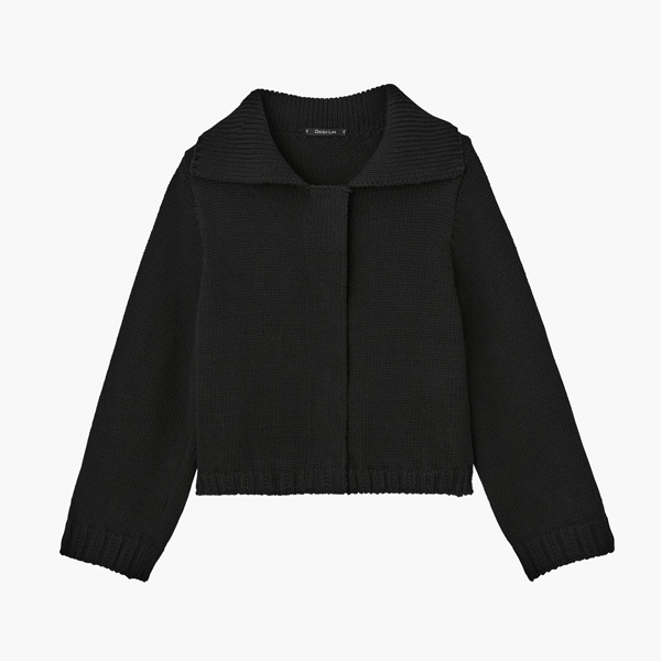 Knit Jacket "Hayama Lady" (Black)