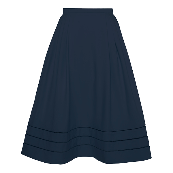 Skirt "Sheer Elegance"(Midnight Blue )
