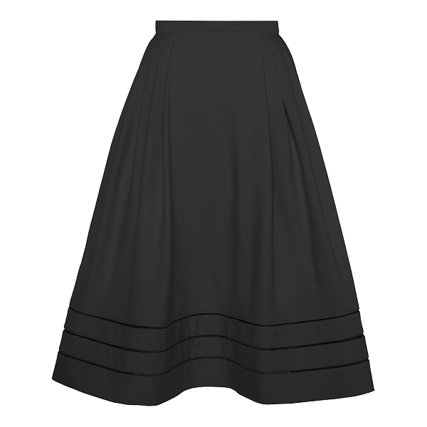 Skirt "Sheer Elegance"(Black Black)