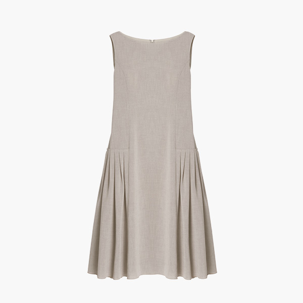 Dress “Airy Swing” (Daisy Beige)