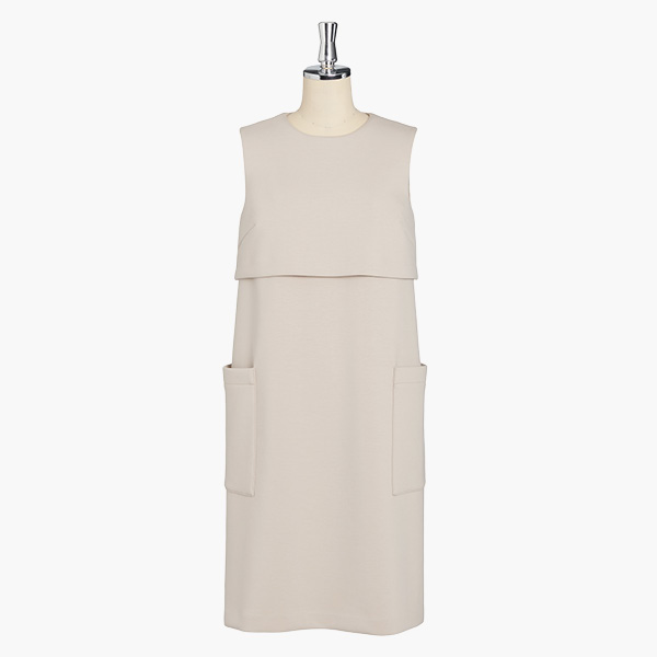 ジャージードレス "Perfect Tank" (Daisy Beige)