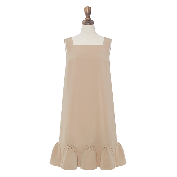 Elegant Curve Dress(Caramelized)