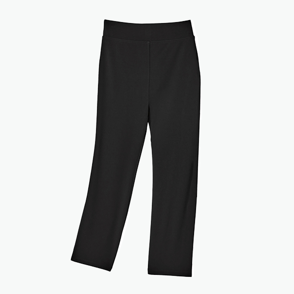 ハイウエスト美脚レギンス  (Black Black)