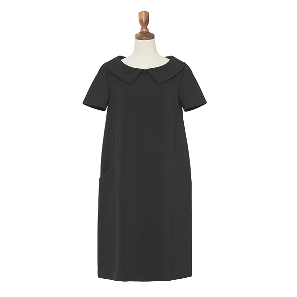 Dress "Lady Cocoon"(Black Black)