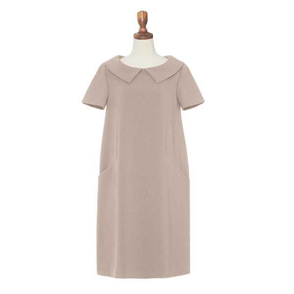 Dress "Lady Cocoon"(Powder Beige)
