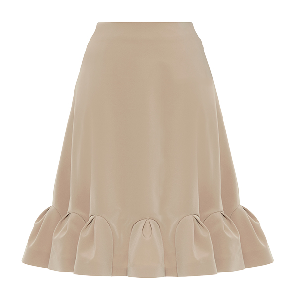 Elegant Curve Skirt(Caramelized)