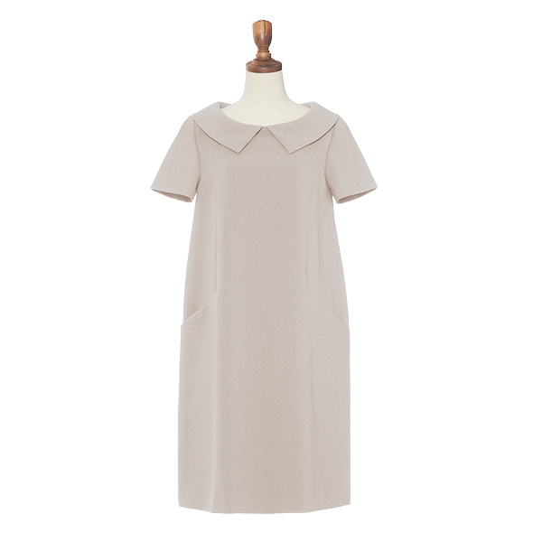 Dress "Lady Cocoon"(Powder Beige)