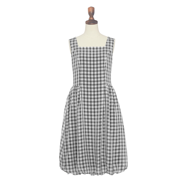 Airy Balloon Dress(White)