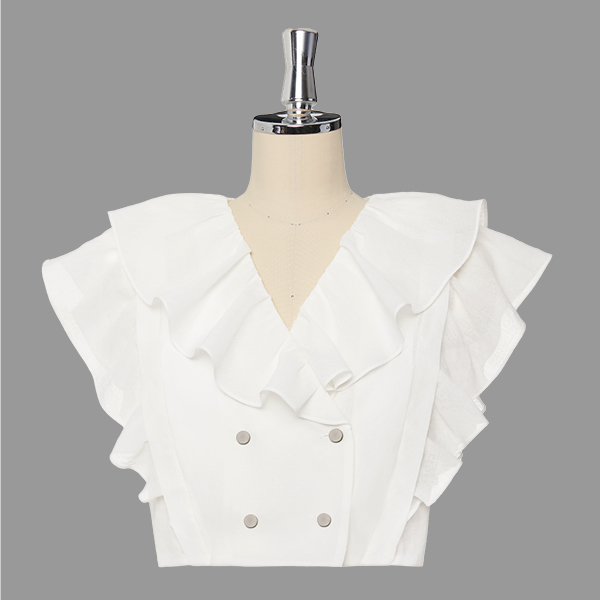 Frill Top “Daisy Daisy” (White)