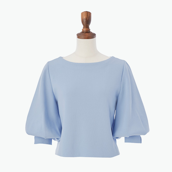 Knit Top “Lady D” (Baby Blue)