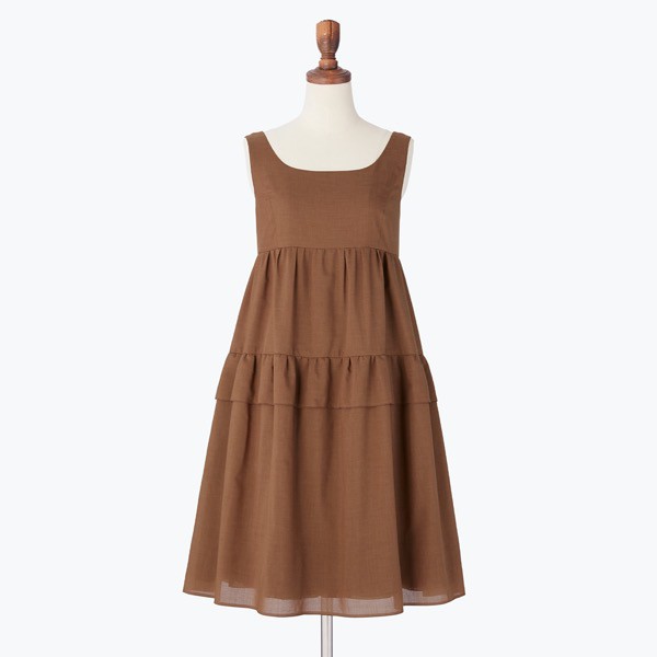 Dress “Daisy Chocolat” (Antique Brown)