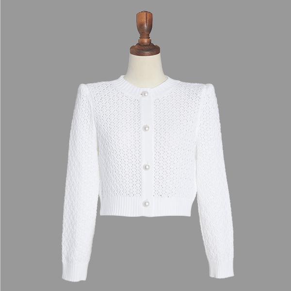 Cardigan “Lady Pearl” (White)