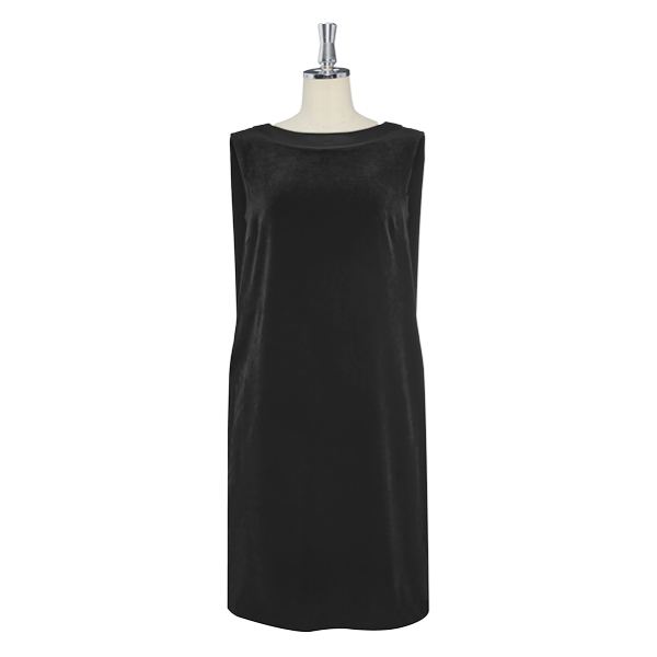 Daisy Velour Dress "Audrey Cocoon" (Velvet Black)
