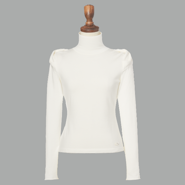 Rose Shoulder Knit (Ivory)