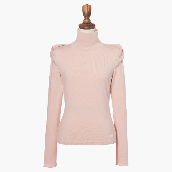 Rose Shoulder Knit (Daisy Pink)