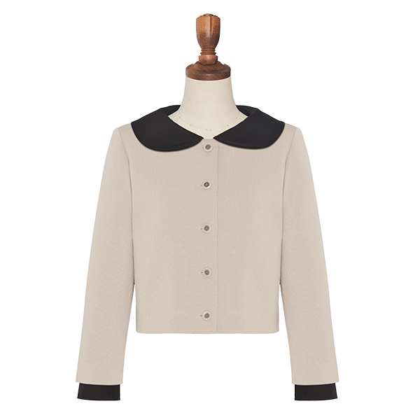 Classical Knit Cardigan(Milk Tea)