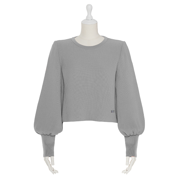 しっとりウールSweater "Daily Puff“(Sophie Gray)