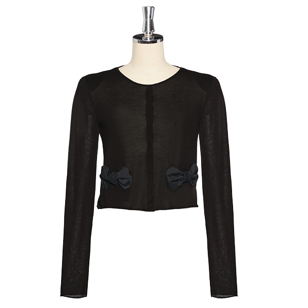 Super Light Cardigan “Lady Lady” (Black Black)