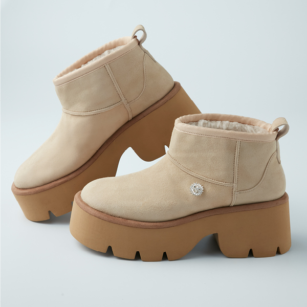 Tower Boots “Puffy Walk”(Beige)