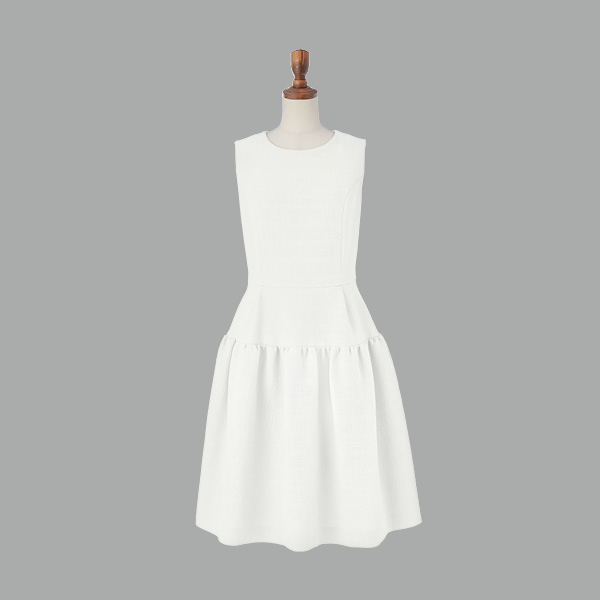 Dress "Lady Tweed" (White)
