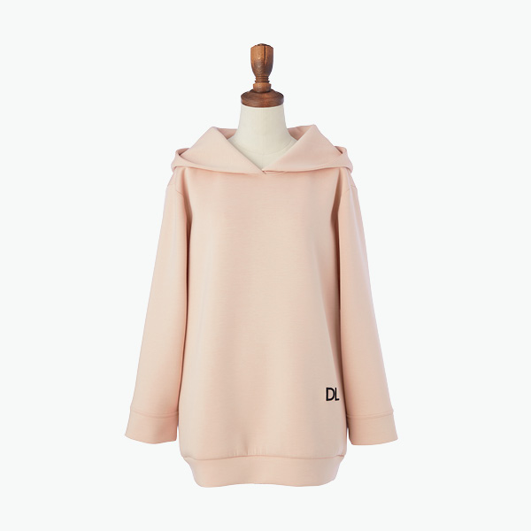 ミルフィーユ スウェット Pullover (Peach Pink)