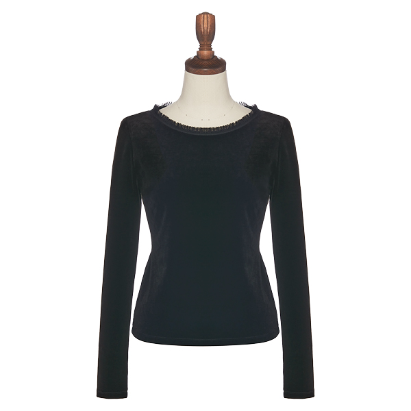 Velour Top “Symphony” (Velvet Black)