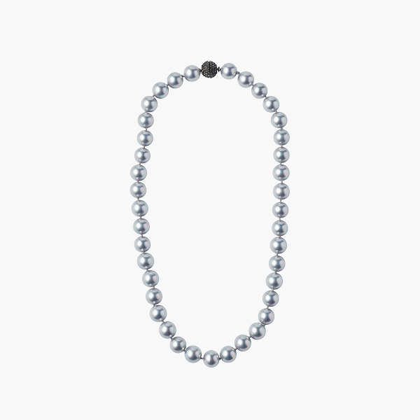 Necklace “Gray Shell Pearl” (Gray)