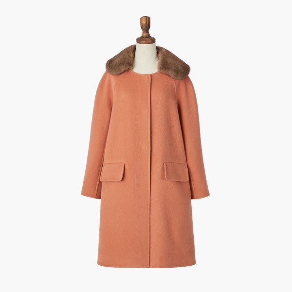 Coral Lady Coat(Coral)
