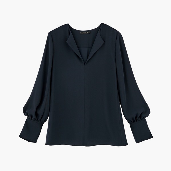 Daisy Sophisticated Blouse(Midnight Blue)